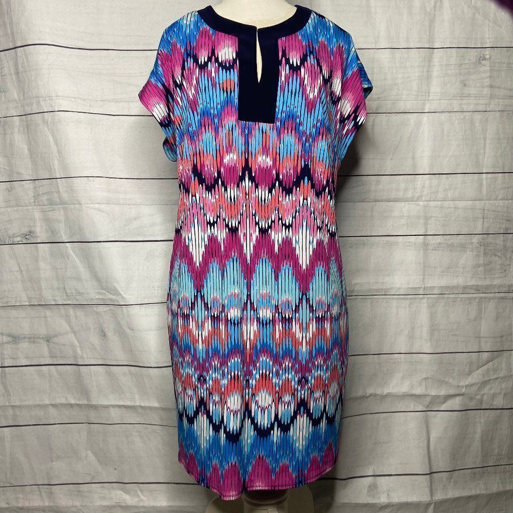 Laundry by Shelli Segal geometric dress Medium